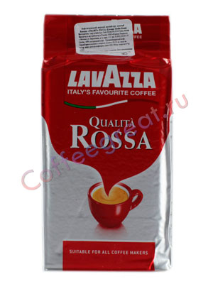 Кофе Lavazza (Лавацца) молотый Qualita Rossa