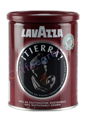 Кофе Lavazza молотый Tierra 250 гр ж.б.
