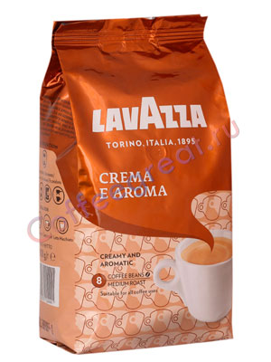 Кофе Lavazza в зернах Crema e Aroma 1 кг в.у.